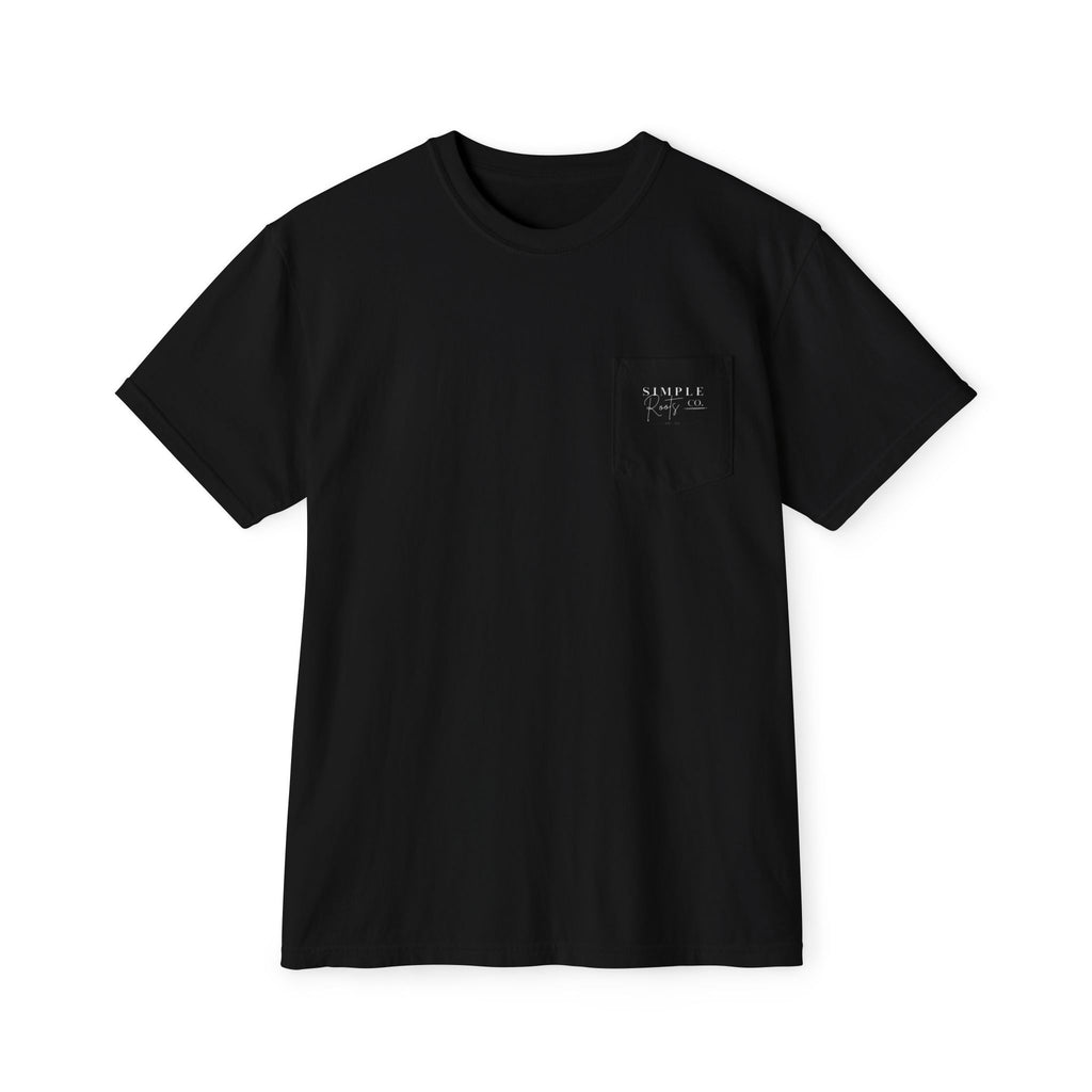Mom Fuel Caffeinated & Medicated Pocket T-Shirt