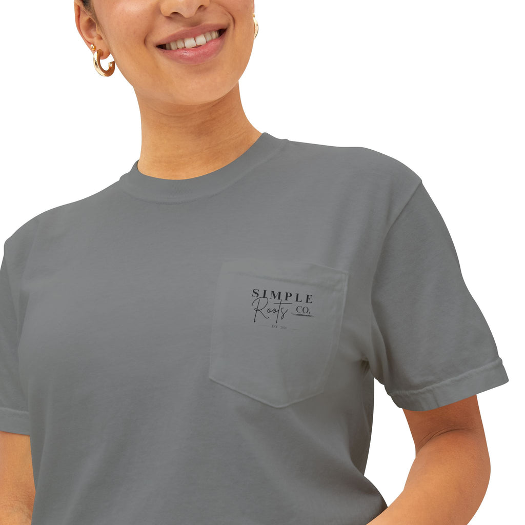 Mom Fuel Caffeinated & Medicated Pocket T-Shirt