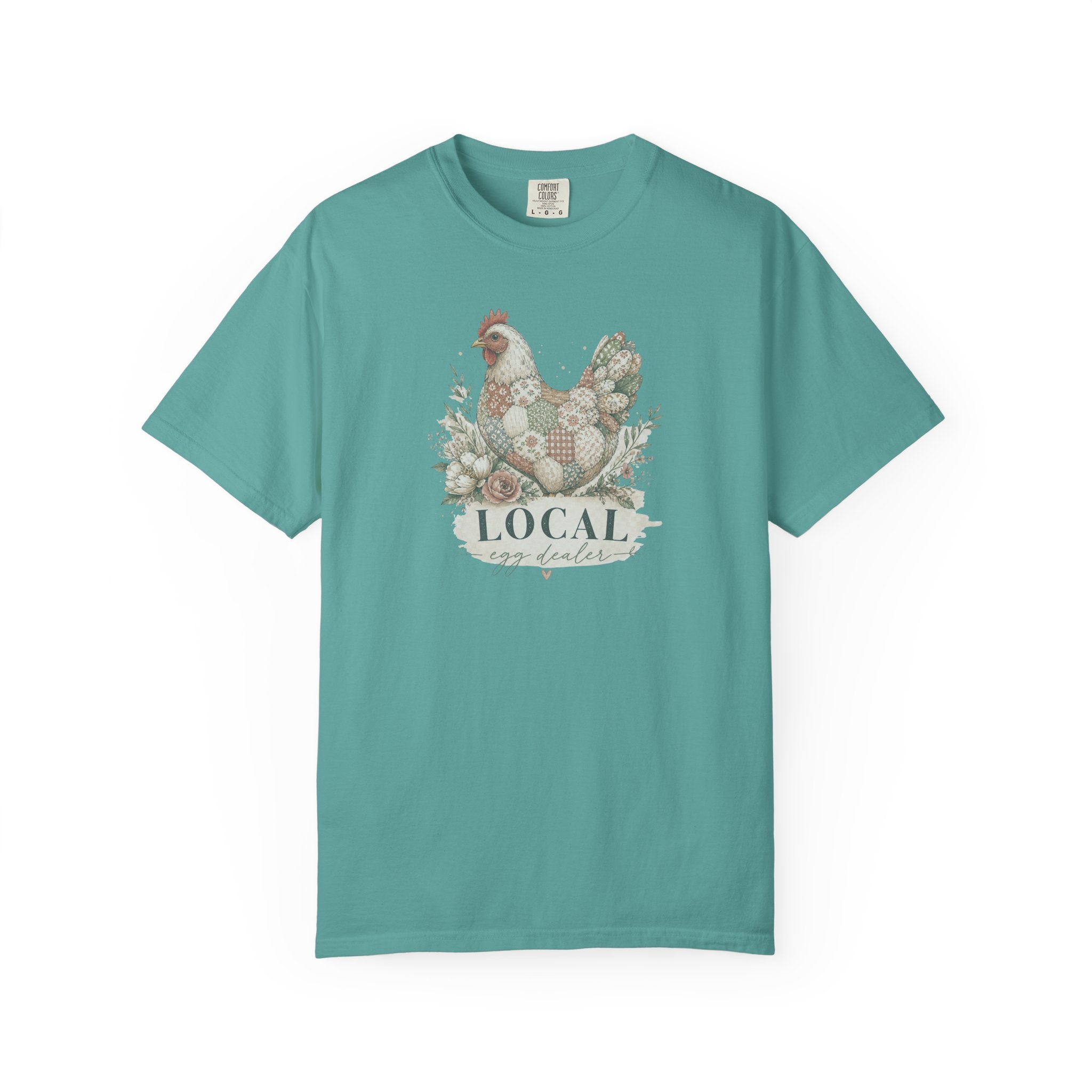 Local Egg Dealer Chicken T-Shirt — Farmhouse Hen Graphic Tee