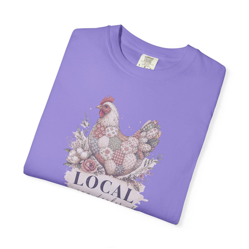 Local Egg Dealer Chicken T-Shirt — Farmhouse Hen Graphic Tee