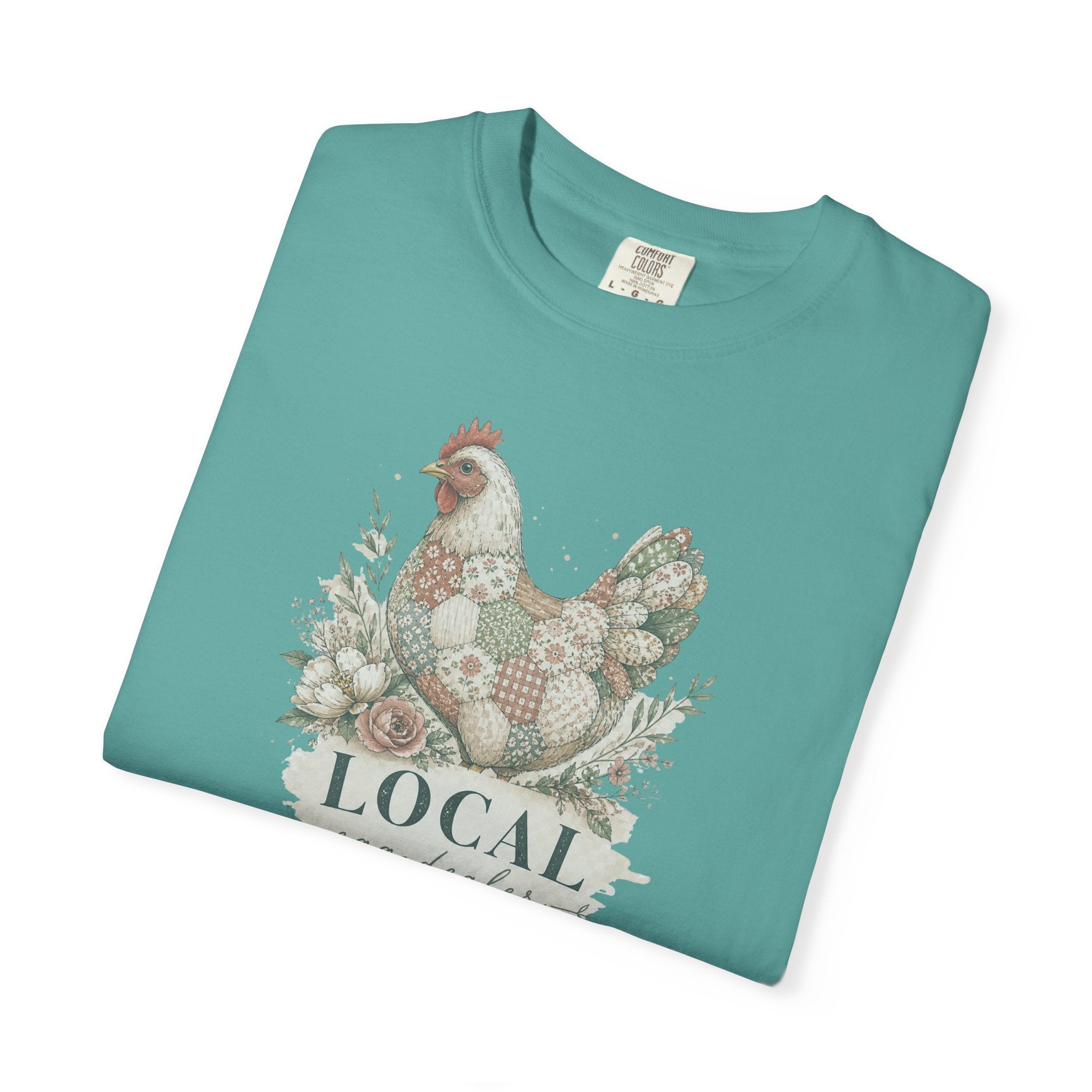 Local Egg Dealer Chicken T-Shirt — Farmhouse Hen Graphic Tee