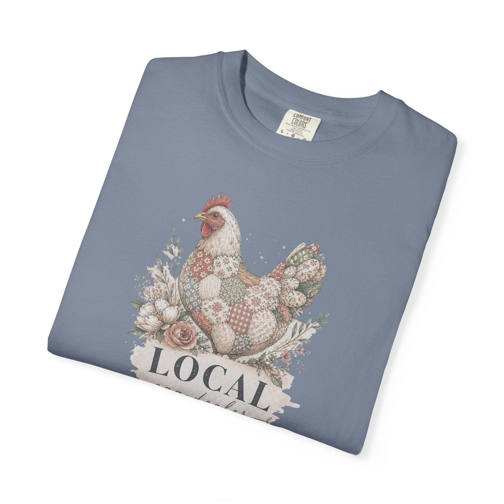 Local Egg Dealer Chicken T-Shirt — Farmhouse Hen Graphic Tee