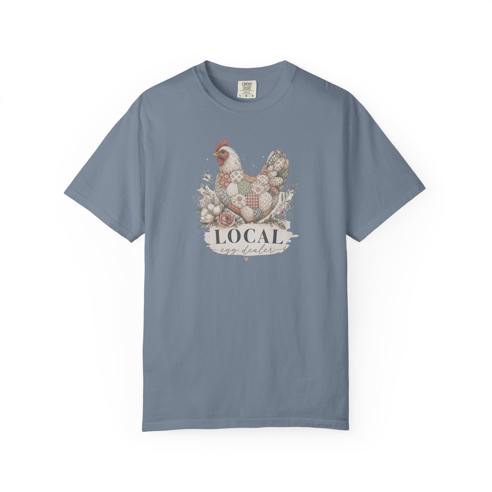 Local Egg Dealer Chicken T-Shirt — Farmhouse Hen Graphic Tee
